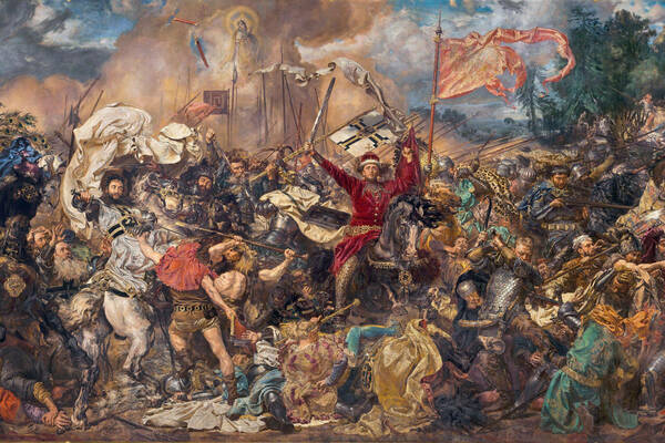 A painting of the Battle of Grunwald, by Jan Matejko