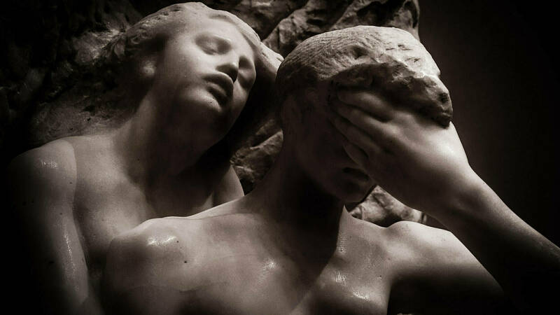Photo of Rodin&#39;s &quot;Orpheus and Eurydice&quot;