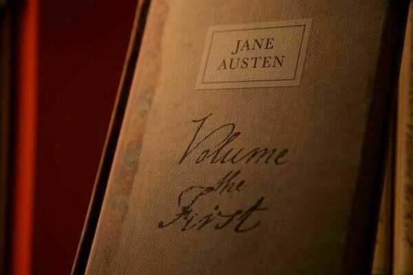 A Jane Austen novel marked Volume the First