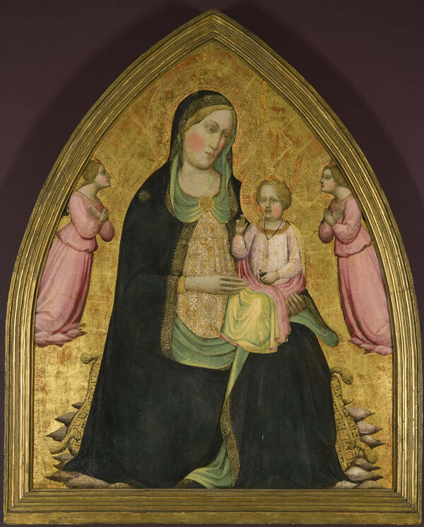 Painting depicting Madonna with Child
